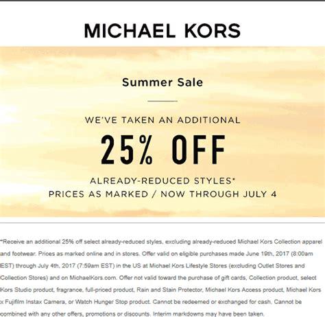 coupon macys michael kors